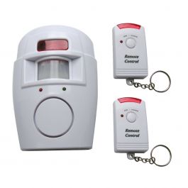 MINI ALARM WITH SENSOR AND 2 REMOTE CONTROLS