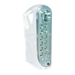 PORTABLE RECHARGEABLE ANTI-BLACKOUT LED TORCH WITH USB SOCKET