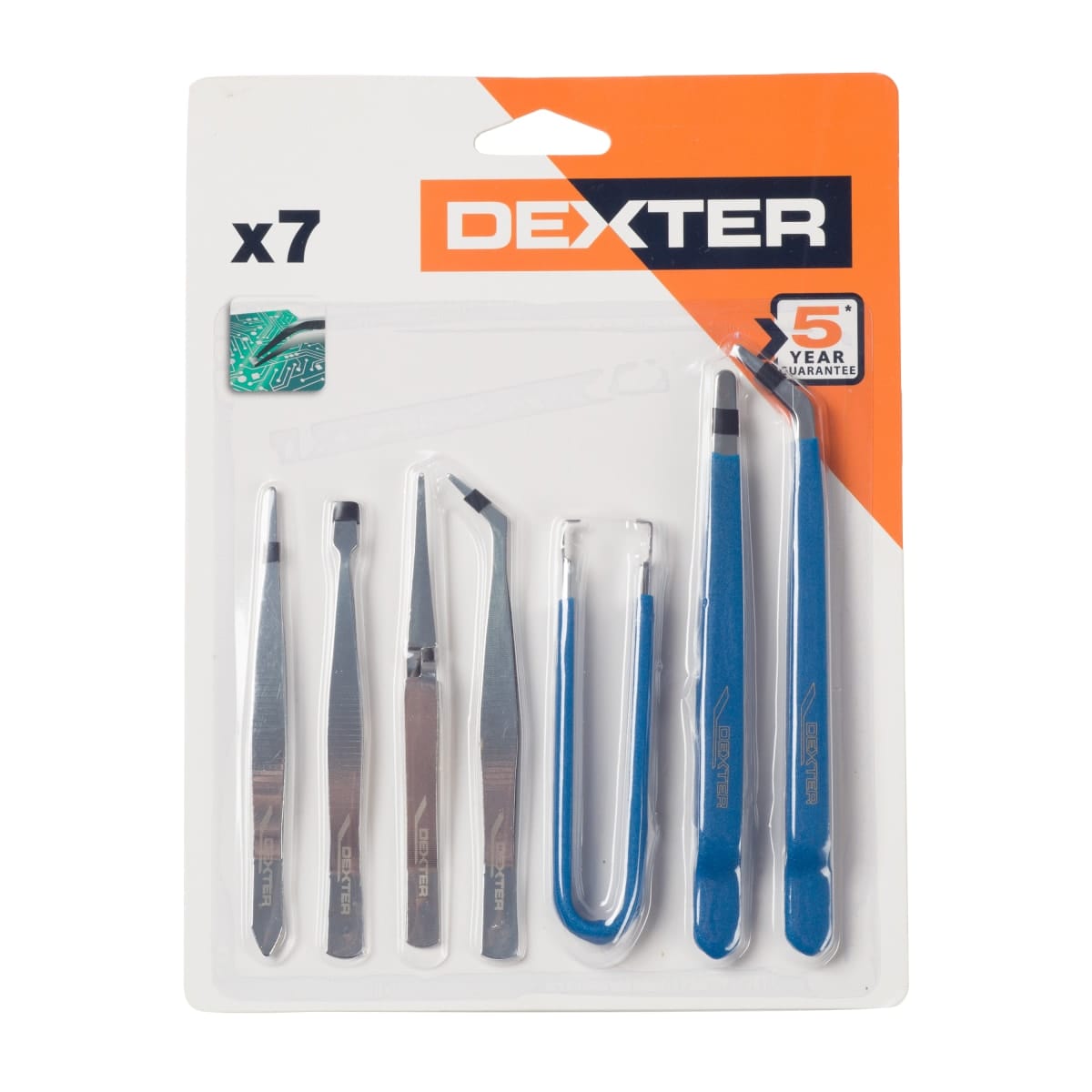 Bricocenter DEXTER PRECISION STEEL TWEEZERS