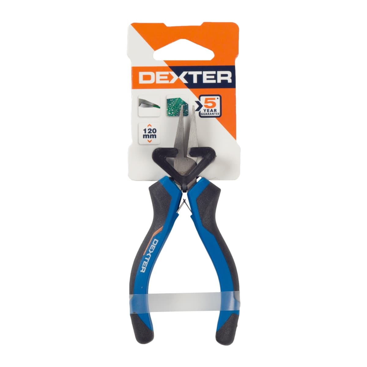 Bricocenter MINI DEXTER FLAT NOSE PLIERS 128MM CHROME VANADIUM