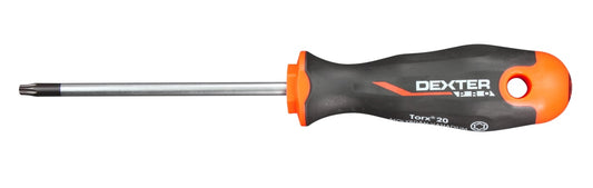 DEXTER PRO TORX SCREWDRIVER, T20X97MM IMPRINT, MOLYBDENUM VANADIUM