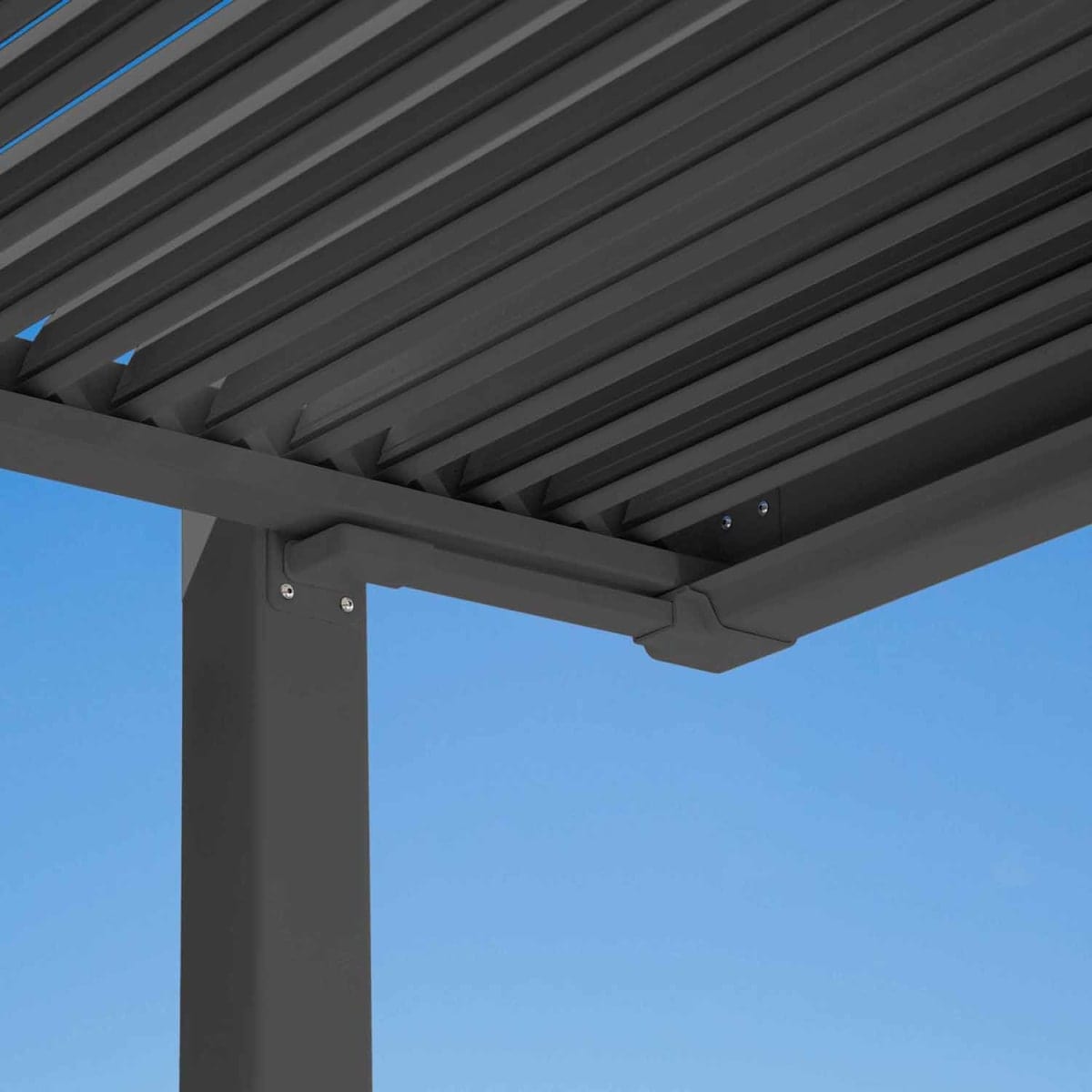 Bricocenter PERSEA PERGOLA NATERIAL 320X360 DARK GREY