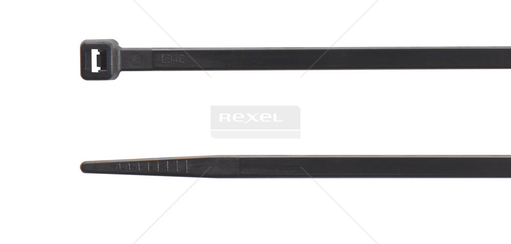 BLACK CABLE TIES 160X2.5 100PCS