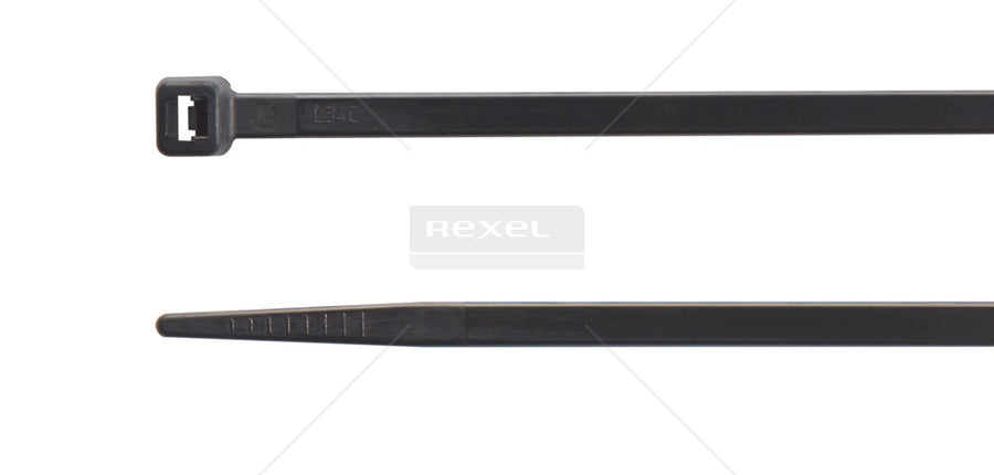 BLACK CABLE TIES 160X2.5 100PCS