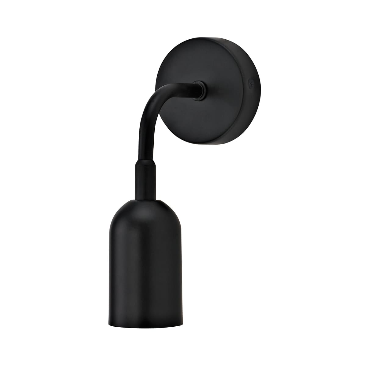 Bricocenter HOOPA METAL HOOPA Wall Lamp MATT BLACK 9x18.7x10CM E27=60W