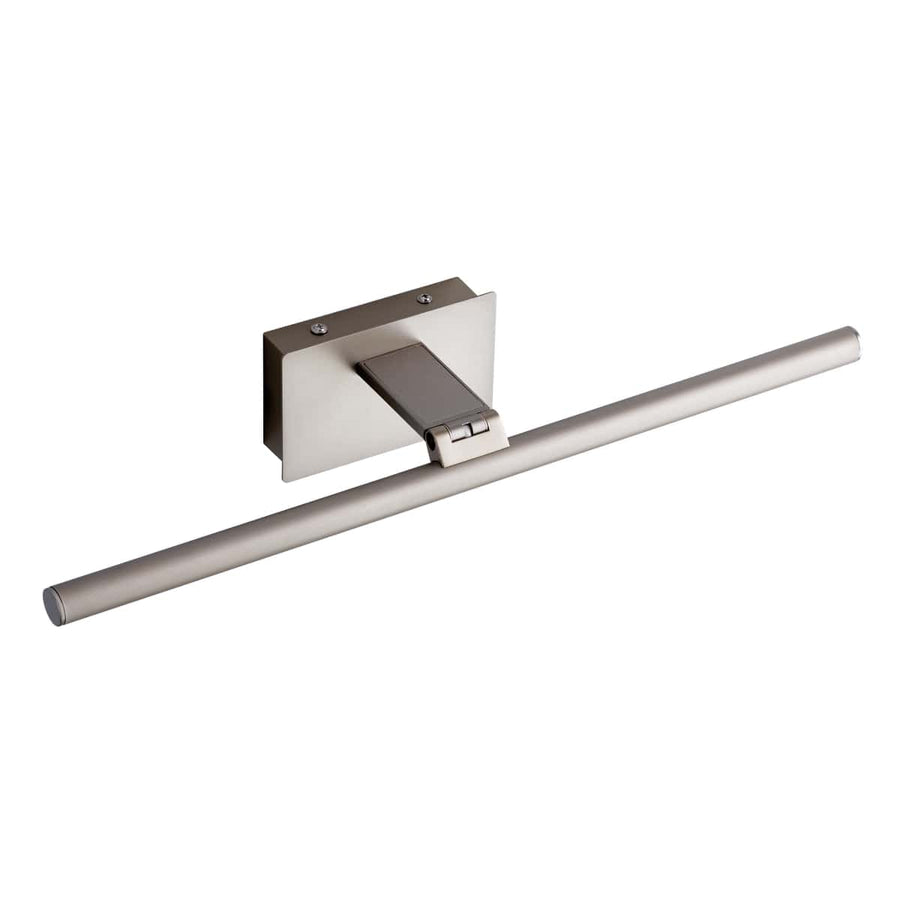 Bricocenter APPLIQUE MUSEIO ALLUMINIO NICKEL 39.2X10.5X6.4CM LED 5.1W LUCE NATURALE