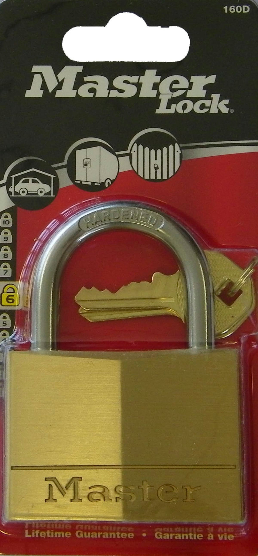 Bricocenter PADLOCK, 60 MM, BRASS