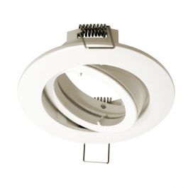 RING FOR BAMA ROUND WHITE ADJUSTABLE DOWNLIGHT