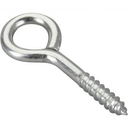 6 SCREW EYE GALVANISED STEEL 4X30