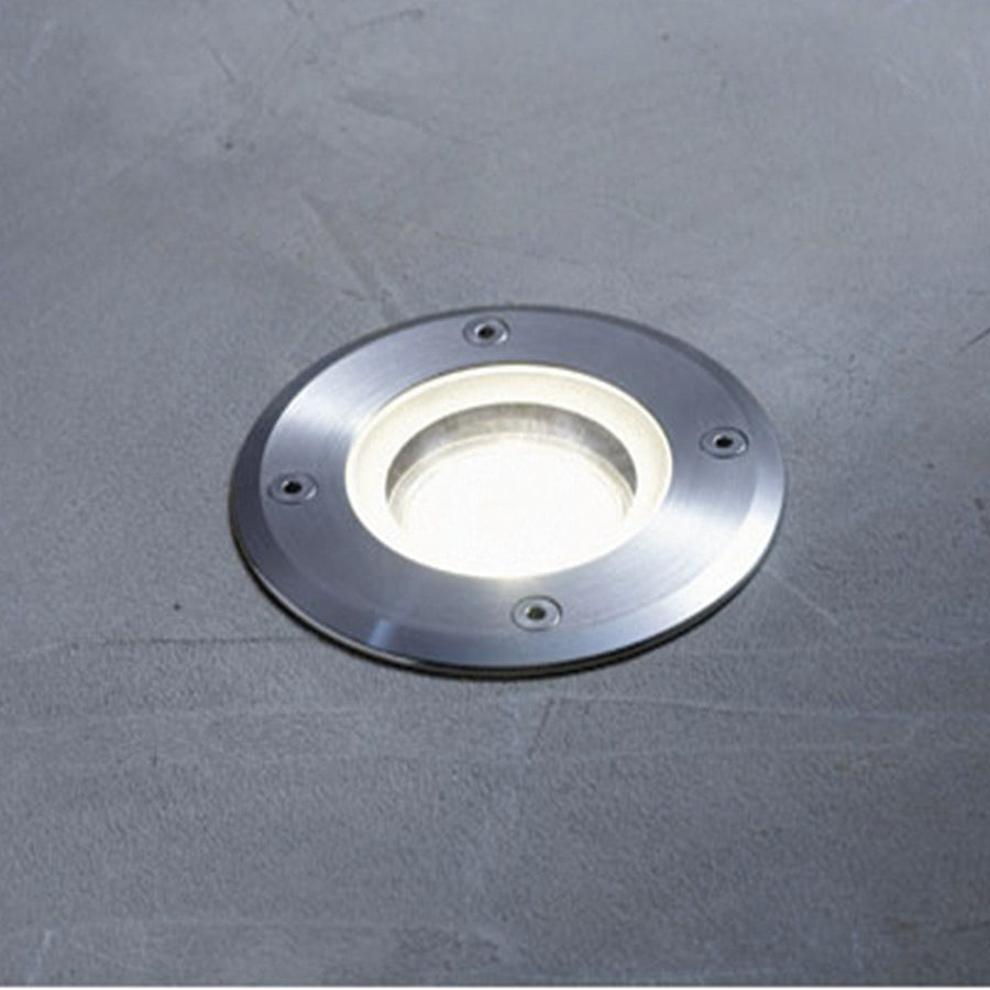 Bricocenter RECESSED SPOTLIGHT ATLANTA ALUMINIUM GREY D11 H15 CM GU10=28W IP65