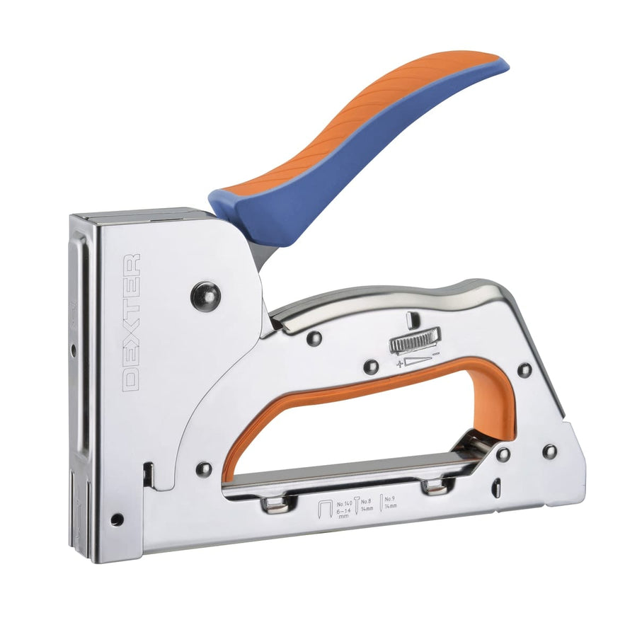 Bricocenter DEXTER MULTI-PURPOSE MANUAL METAL STAPLER FOR STAPLES NO. 140 AND 53 AND NAILS NO. 8 AND 9