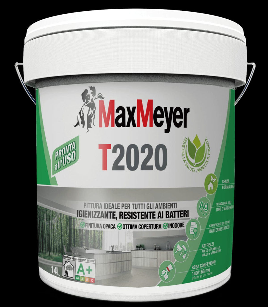 Bricocenter WHITE SUPER-BREATHABLE SANITISING PAINT T2020 14LT