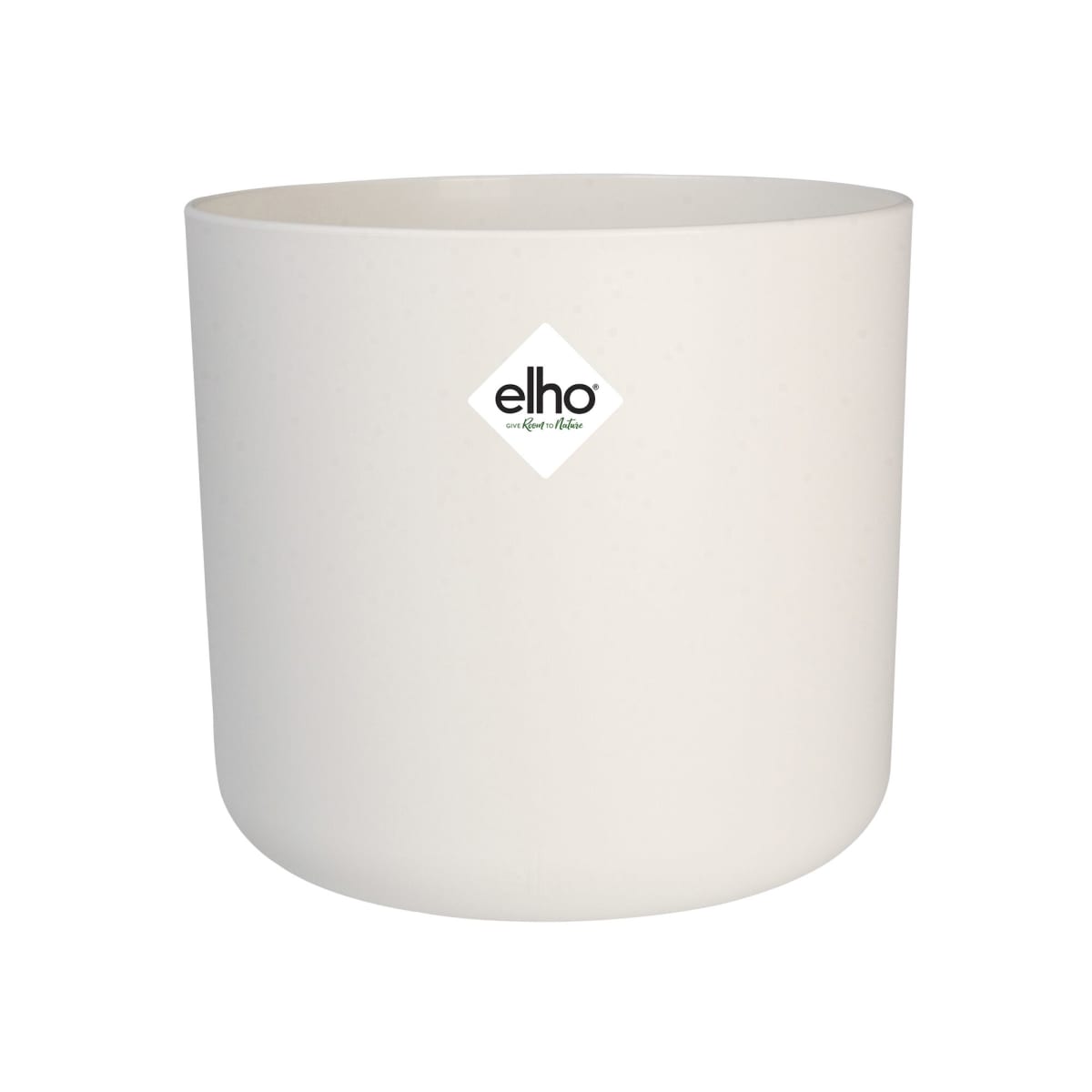 B.for Soft Round ELHO pot cover DIAM 22 H20,4 CM WHITE