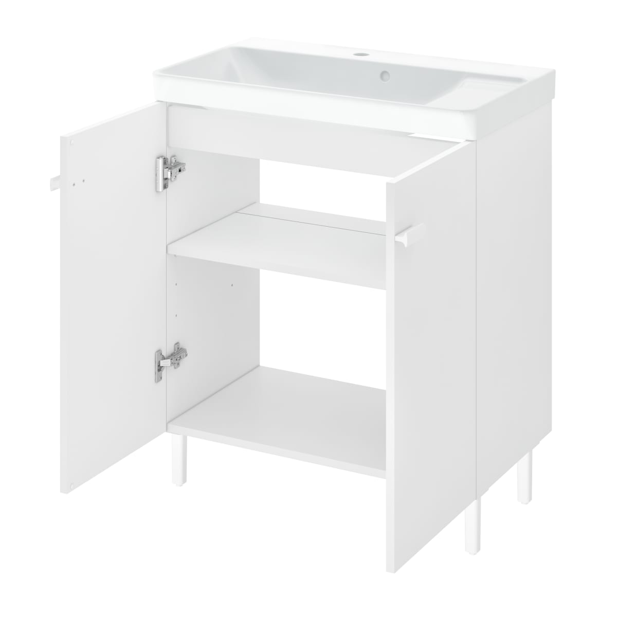 Bricocenter EASY FURNITURE WASHBASIN CM.L71,4XP42,4X15,5H CERAMIC