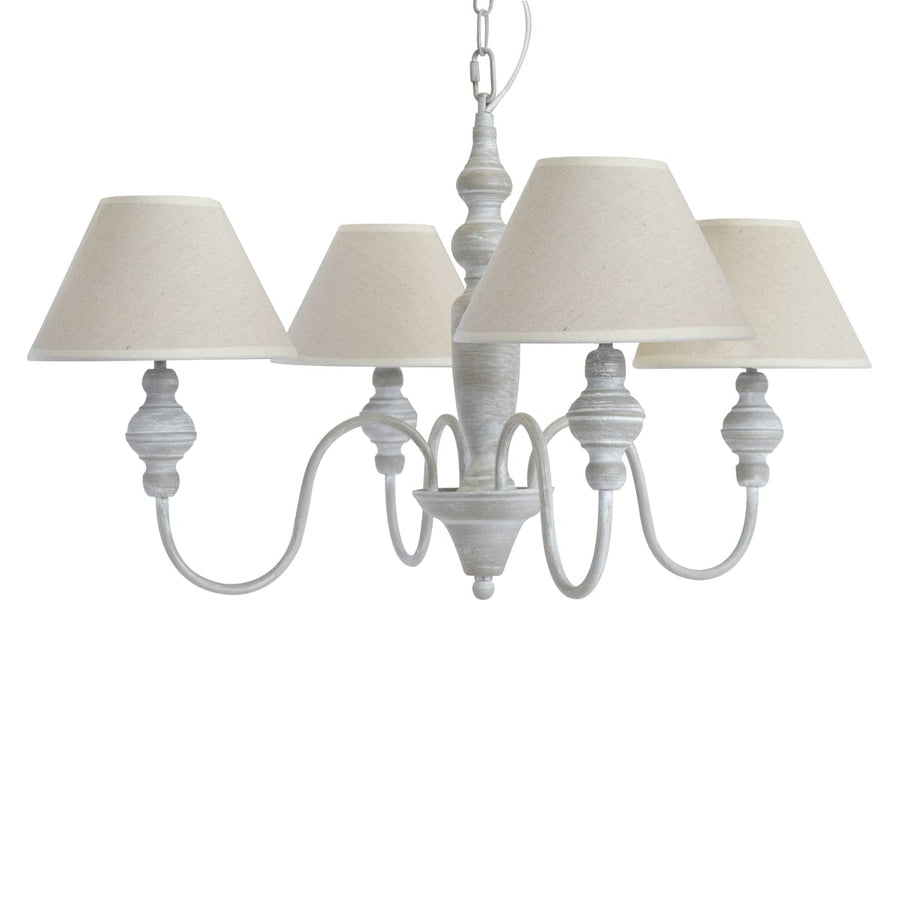Bricocenter ROMANCE METAL CHANDELIER BEIGE D70 4XE14=40W