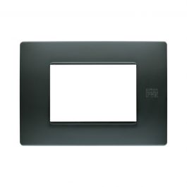 NEA FLEXA PLATE 3 PLACES ANTHRACITE