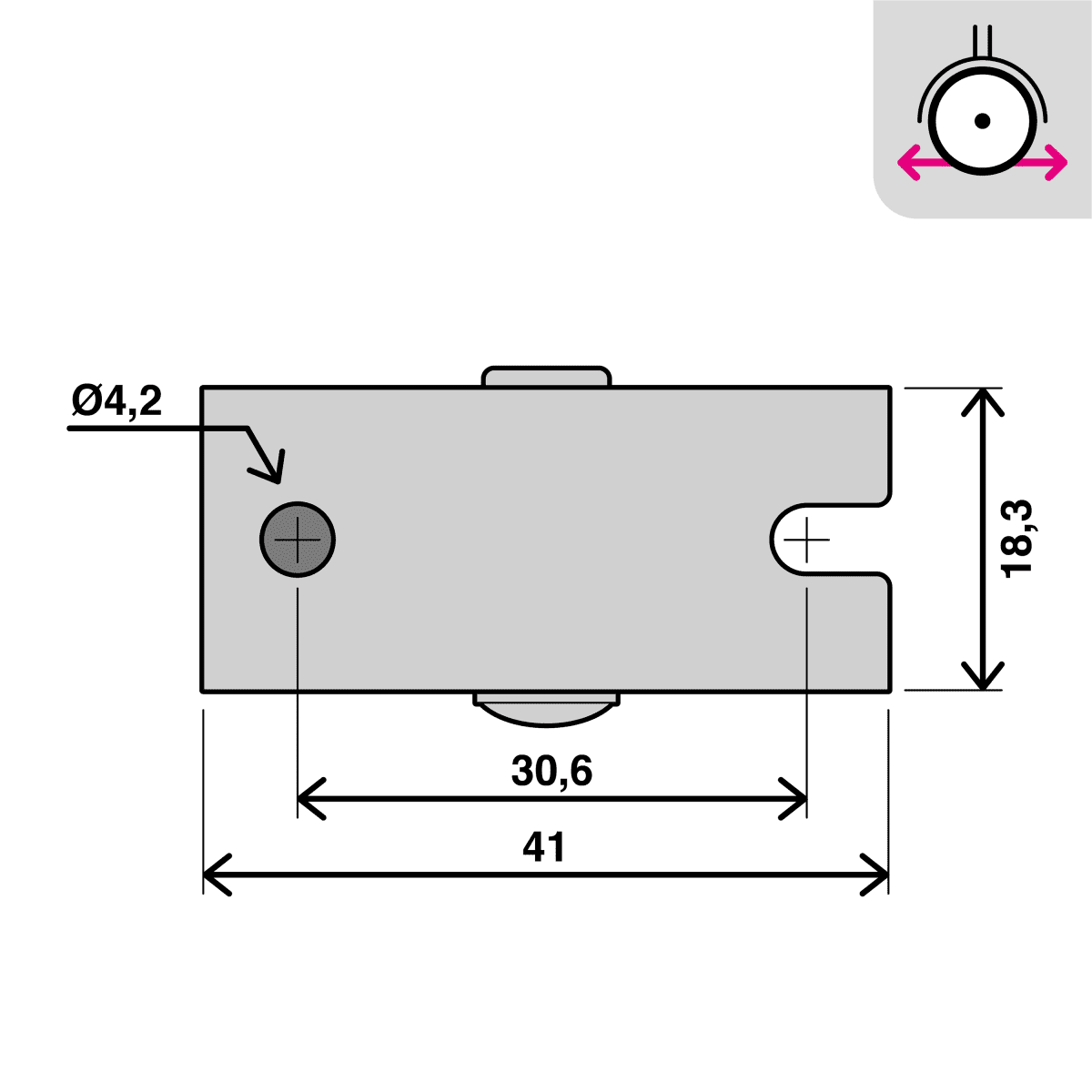 LIGHTWEIGHT 25 MM WHEELS WITHOUT BRAKE, 4 PIECES