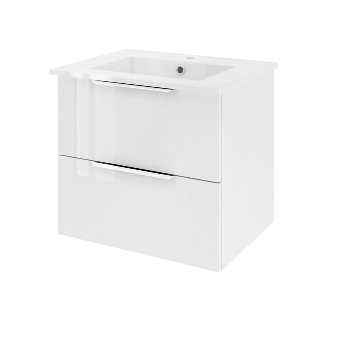 Bricocenter ESSENTIAL BASE UNIT 2 DRAWERS L 60CM H 53CM WHITE