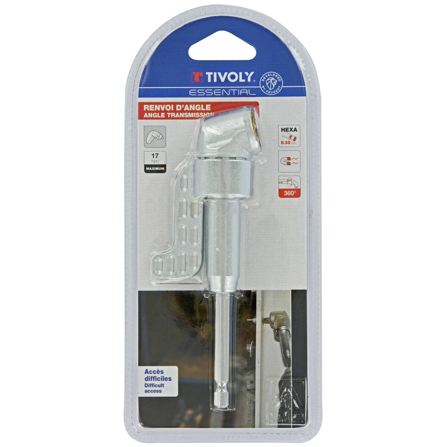 EXTENSION FOR 90 DEGREE SCREWING