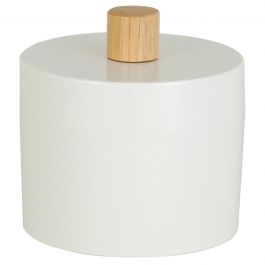 SCANDI SENSEA COTTON ORGANISER WHITE PLASTIC WOOD