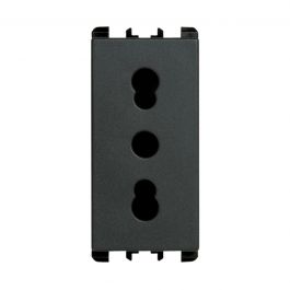 SOCKET 10/16A NEA ANTHRACITE