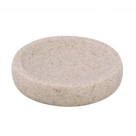 SAND SENSEA BEIGE RESIN SOAP DISH