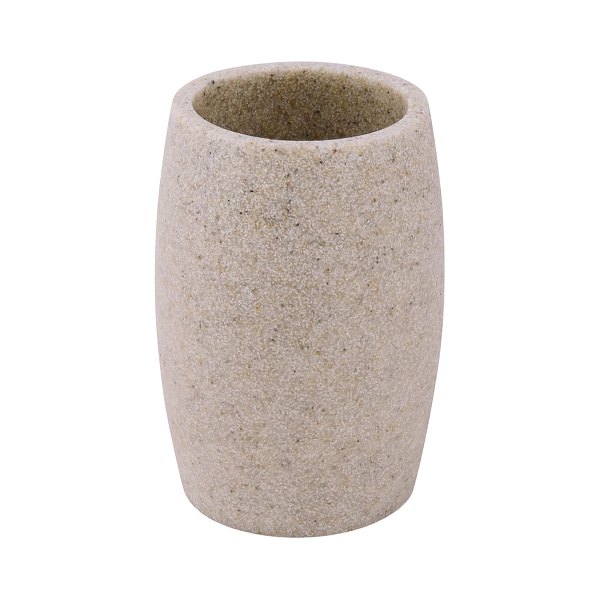 SAND SENSEA BEIGE RESIN TOOTHBRUSH HOLDER