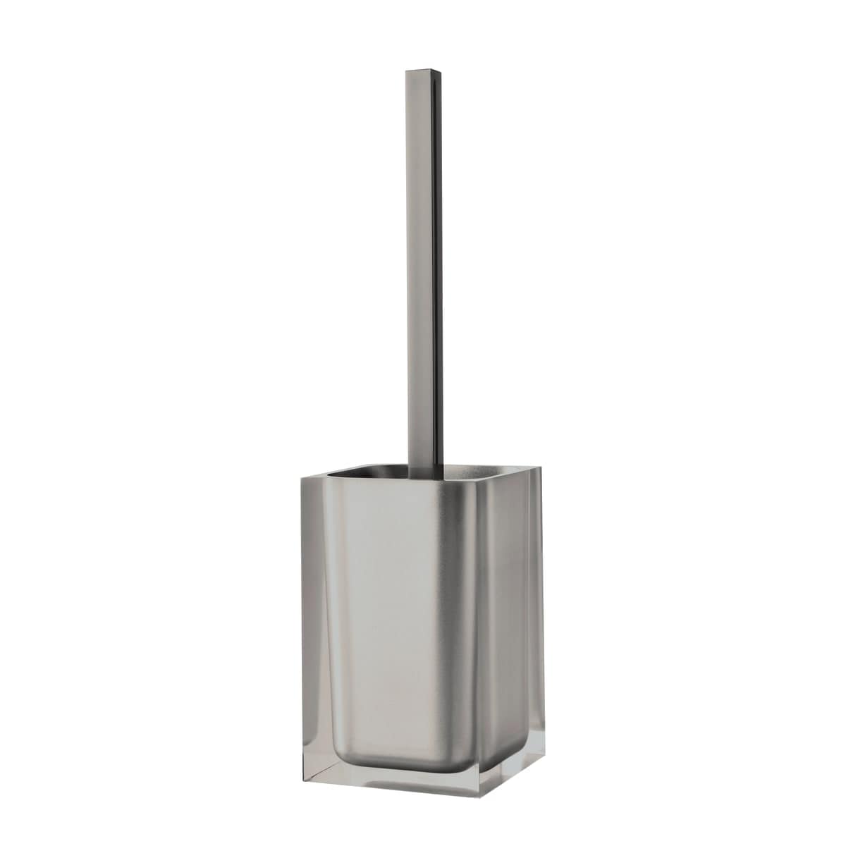 Bricocenter TOILET BRUSH HOLDER RAINBOW DOVE GREY RESIN