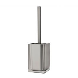 TOILET BRUSH HOLDER RAINBOW DOVE GREY RESIN