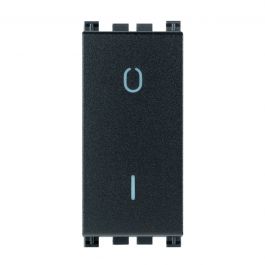 ARKE DOUBLE POLE SWITCH GREY ILLUMINABLE