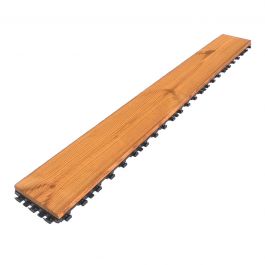NATURAL THERMOWOOD INTERLOCKING PLANK 15X120X2.5