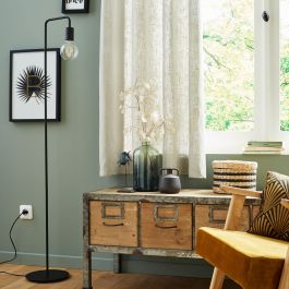 LINA FLOOR LAMP METAL BLACK H138CM E27=60W