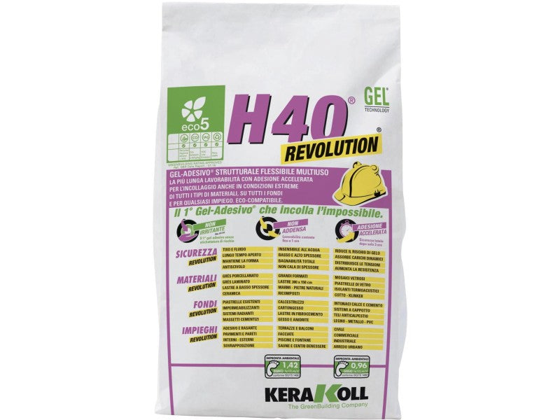 Tile Adhesive 5 kg Grey H40 Revol