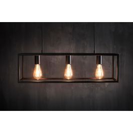ELDRICK METAL CHANDELIER BLACK 70X20CM E27=40W