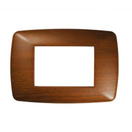 BRIO FLEXI PLATE 3 PLACES DARK WOOD
