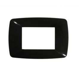 BRIO FLEXI PLATE 3 PLACES BLACK