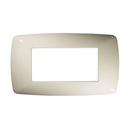 FLEXI BRIO PLATE 4 PLACES WHITE