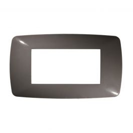 BRIO FLEXI PLATE 4 PLACES DARK GREY