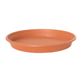 ROUND SAUCER PARIS CM 22 TERRACOTTA