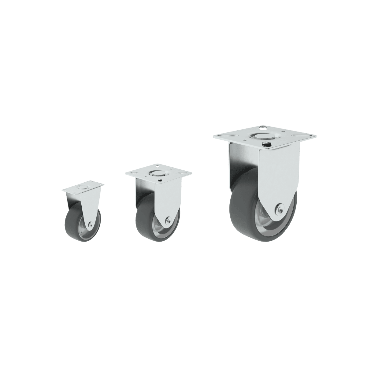 40 MM DIAMETER NYLON AND RUBBER WHEEL. S
