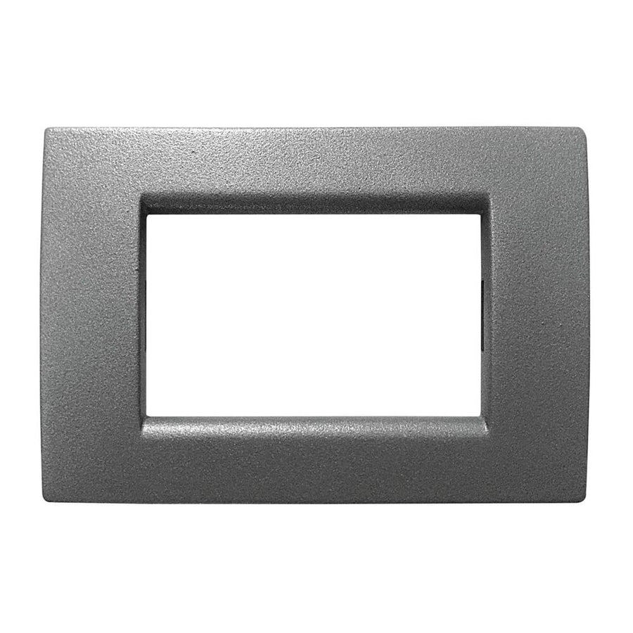 IDEA PLATE 3 PLACES SLATE GRAY