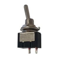 UNIPOLAR MINI 2-POLE SWITCH ON-OFF LEVER