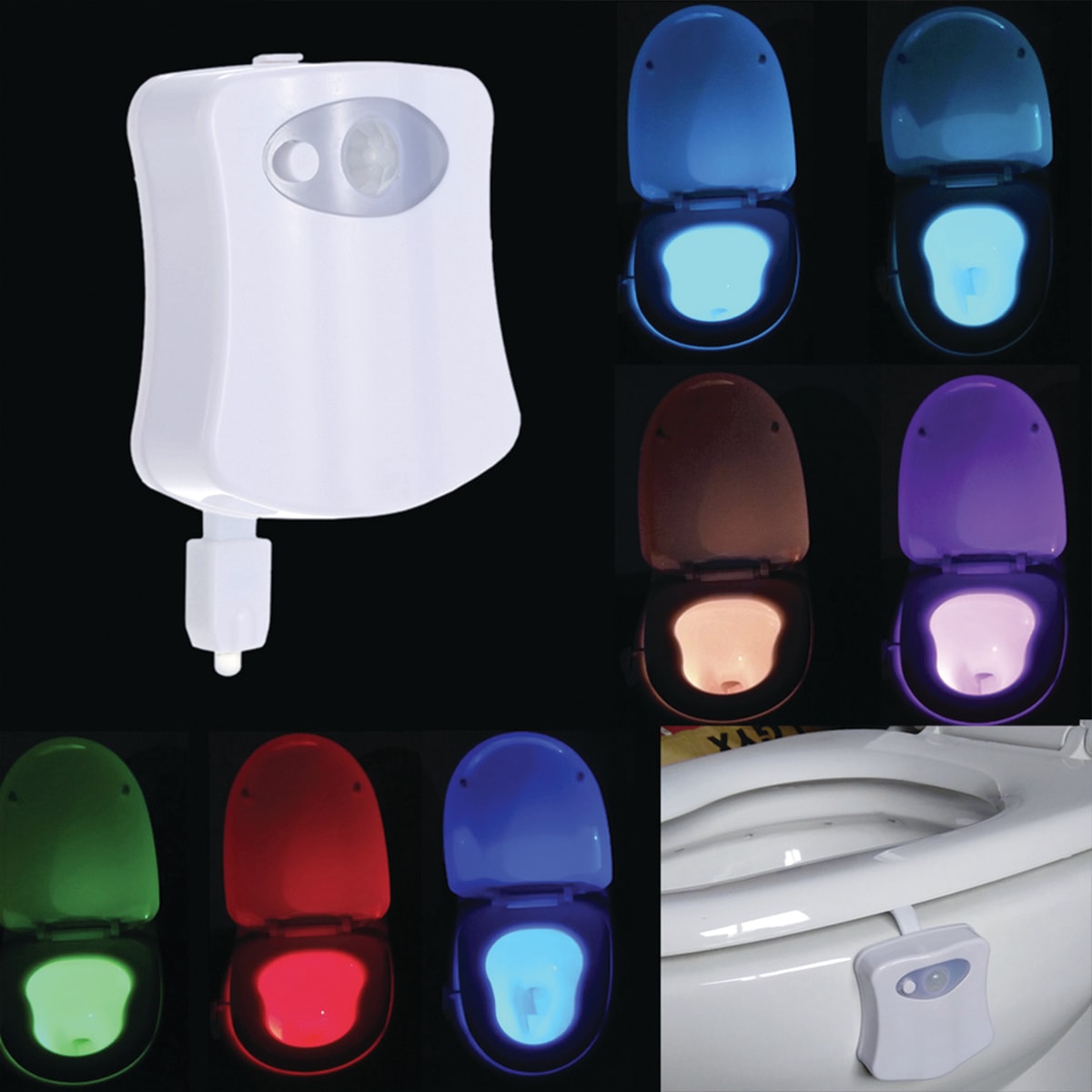 TOYLED LED LIGHT 1W RGB BATTERY OPERATED WITH SENSOR IP44