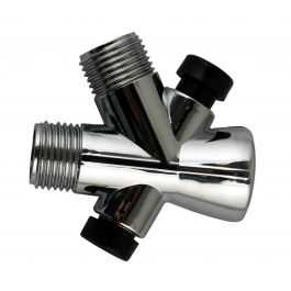 DIVERTER VALVE FOR PLASTIC SHOWER COLUMN