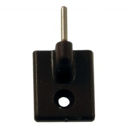 4 BROWN ADHESIVE DRUMSTICK HOLDERS