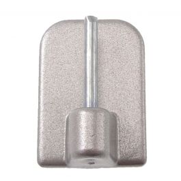 4 SWISS SILVER PLASTIC HOOKS