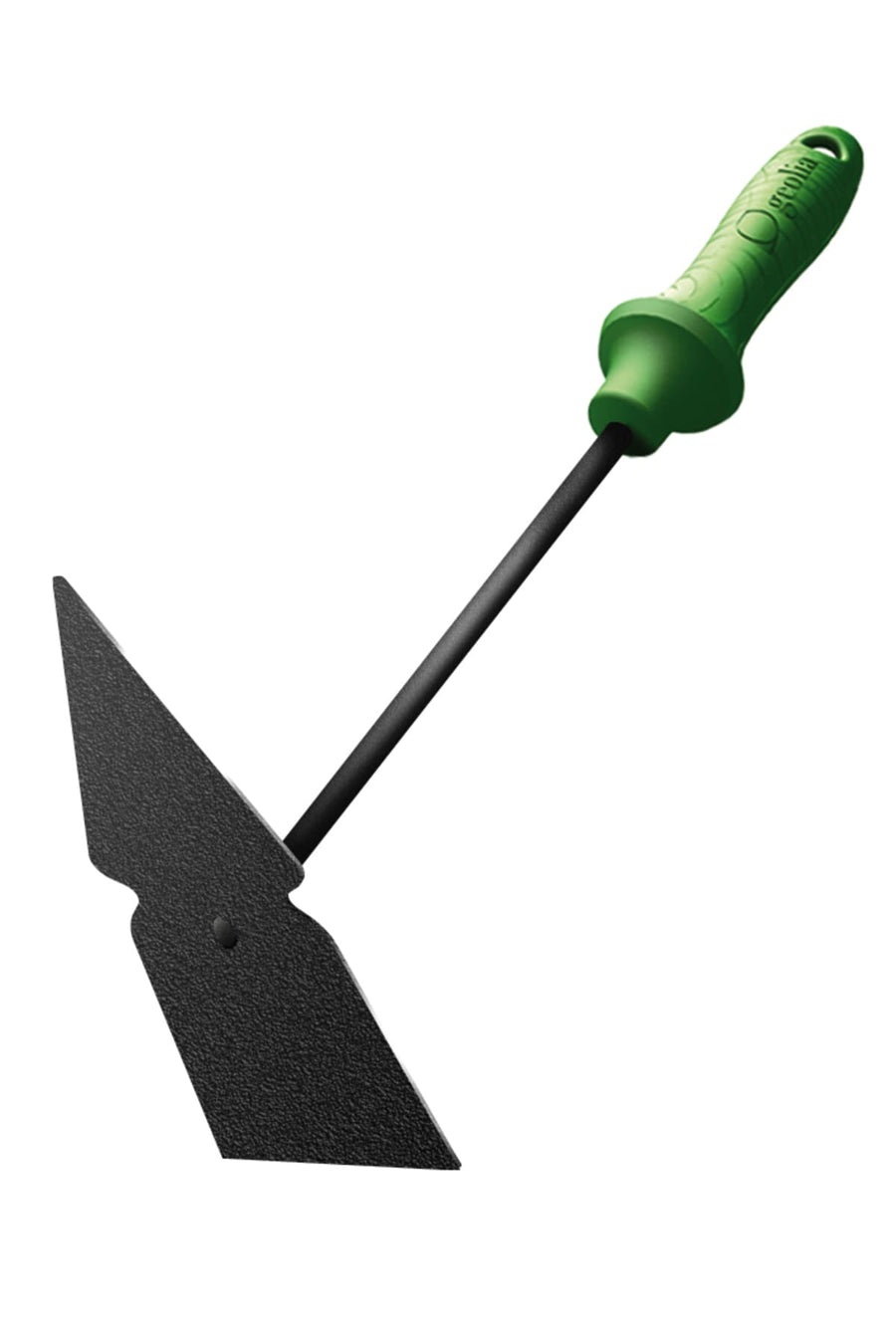 SET OF THREE SMALL GEOLIA TOOLS IN STEEL AND PLASTIC HANDLE