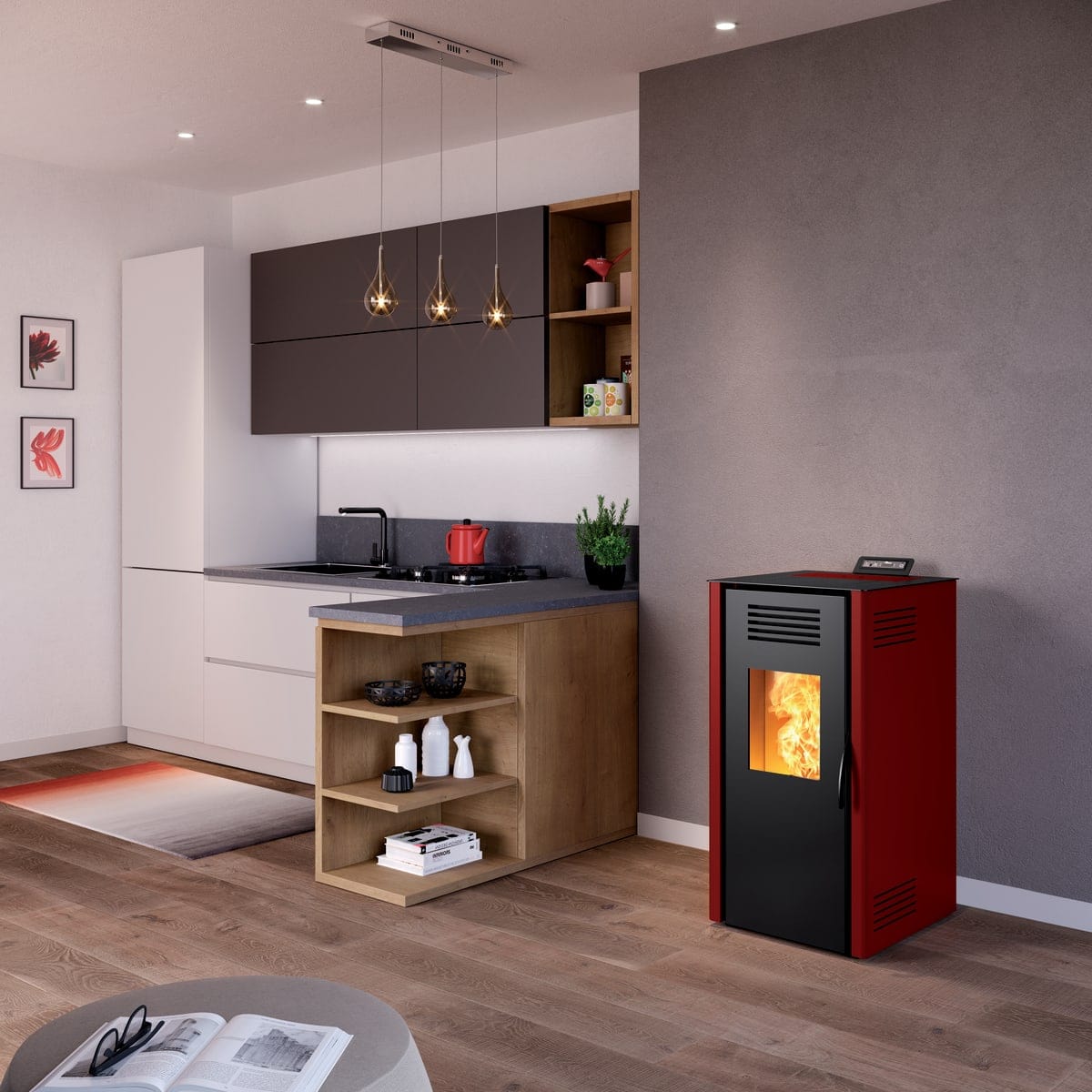 Bricocenter NEW VIESTE 7.3 kw PELLET STOVE