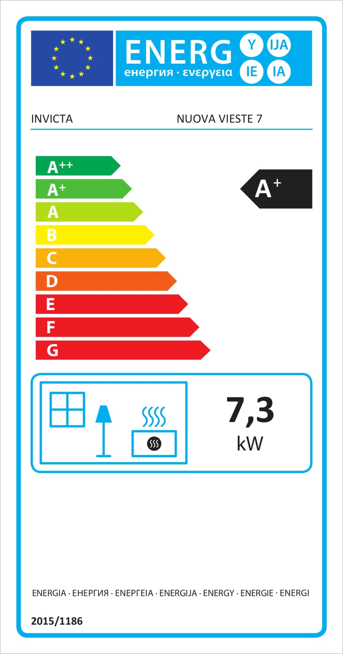 Bricocenter NEW VIESTE 7.3 kw PELLET STOVE