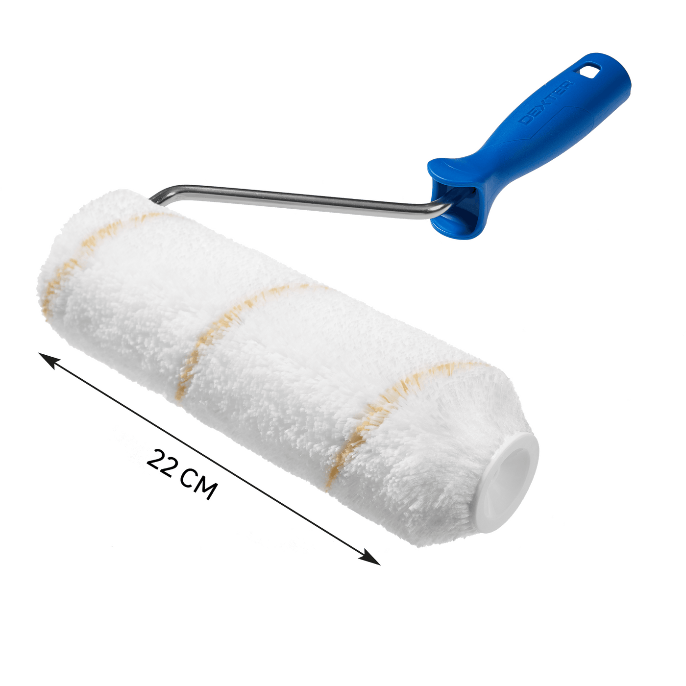 Dexter paint roller for rough walls, 44 mm diameter, 22 cm long
